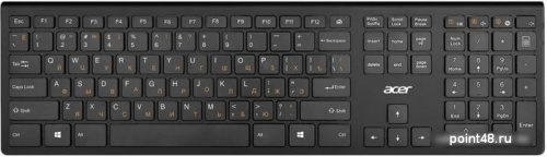 Купить Клавиатура + мышь Acer OKR030 клав:черный мышь:черный USB беспроводная slim в Липецке фото 2